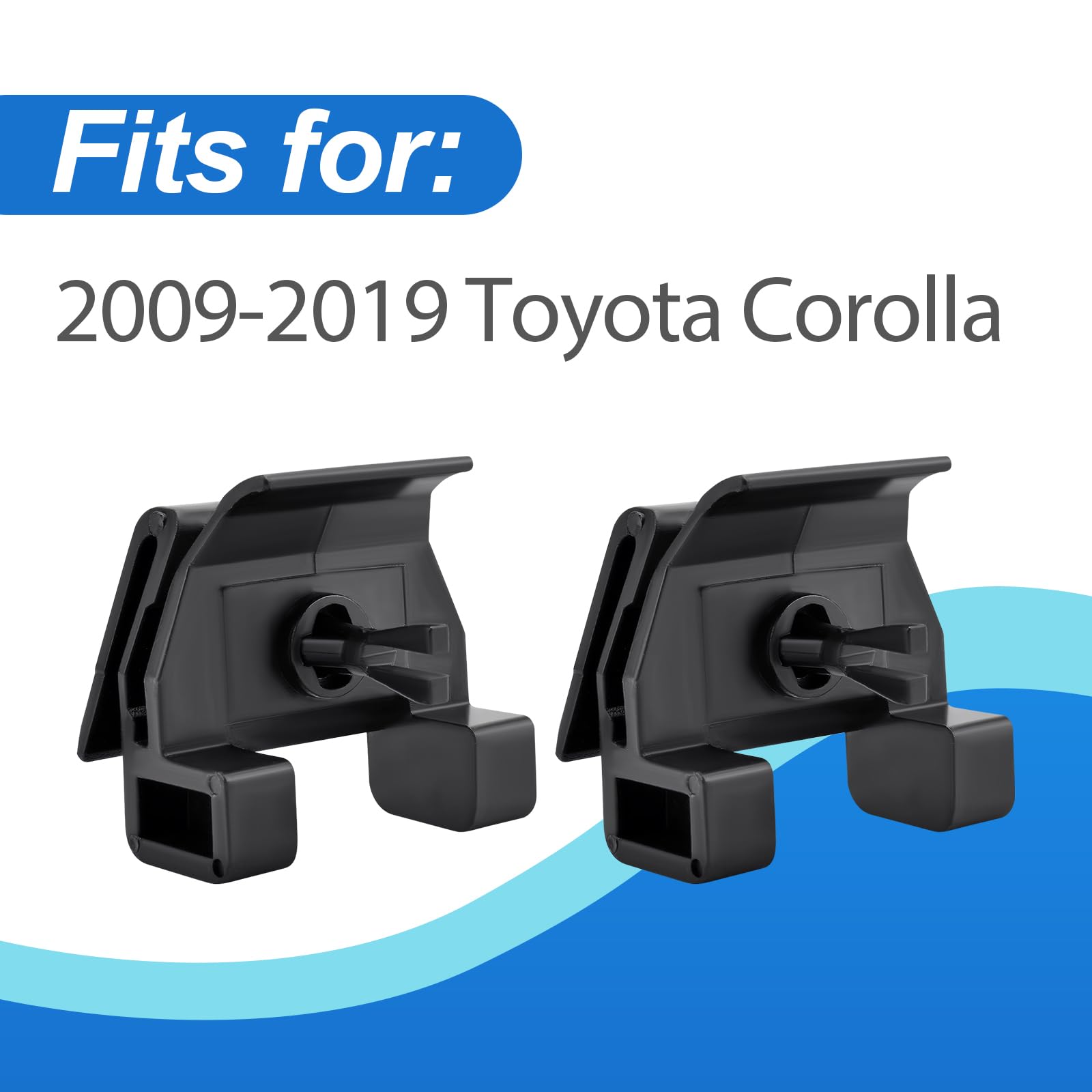 Lot 10 Clips De Fixation AWPARTS Compatibles Toyota Yaris Corolla Avensis - Haute Qualité