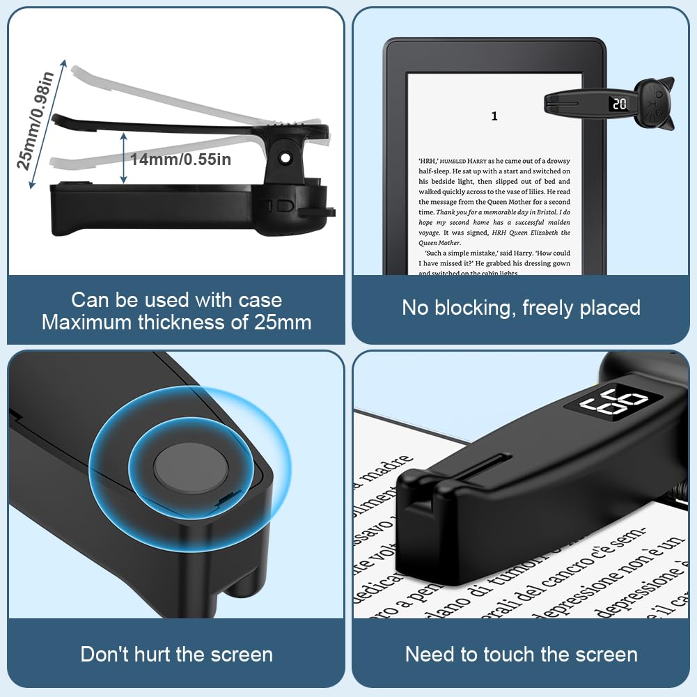 Vicloon RF Telecomando Pagina Turner per Kindle, iPad, Tablet, Scattare Foto, Registrazione Video