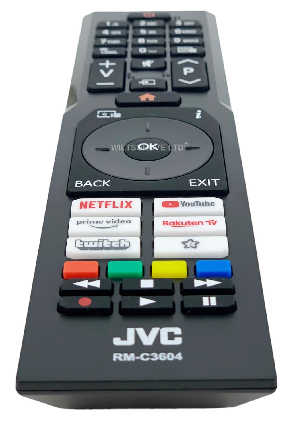 ALLIMITY Telecomando RM-C3611 Per TV JVC – Sostituzione Facile Per Modelli LT-32/43/50/65