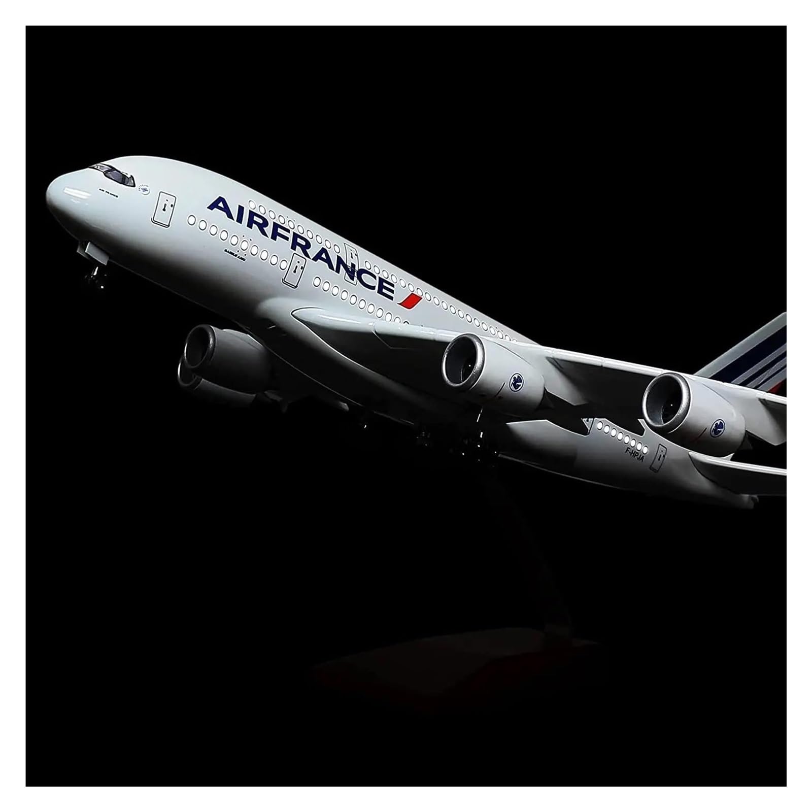 Aerei in Scala 1:160 per Modelli di Aerei A380 Air France aeroplani pressofusi con Luce a LED Modello di Aereo passeggeri Adatto per la visualizzazione (Senza Luce)