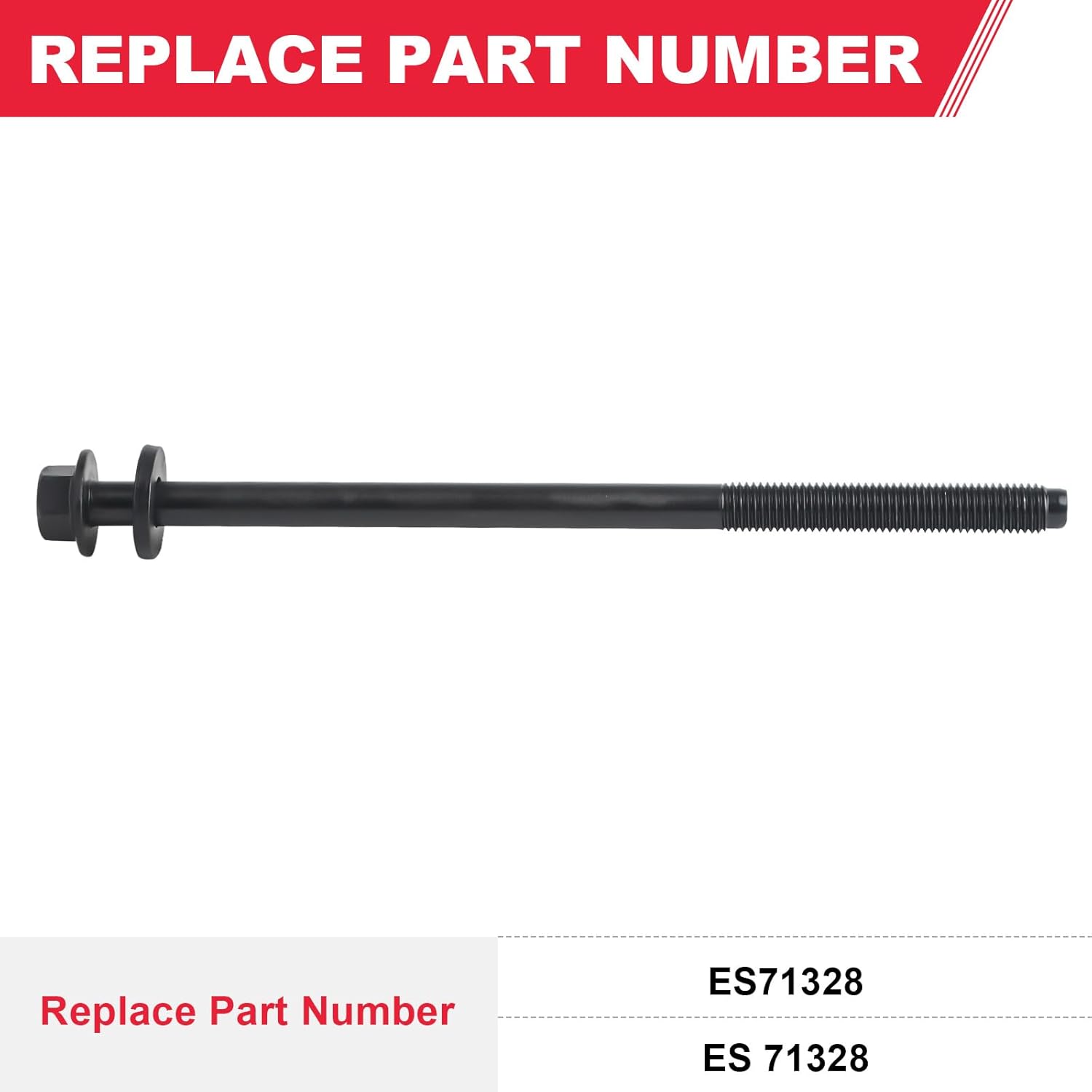 Cylinder Head Bolt Set Compatible with Ford F150 F250 F350 E150 E250 E350 Explorer Mustang Lincoln Mercury Panoz Replaces# ES71328 ES 71328