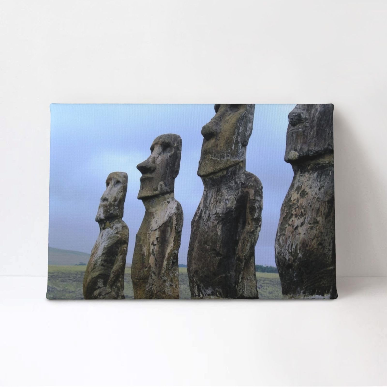 イースター島 モアイ像 インク画 B4サイズ イースター島 モアイ