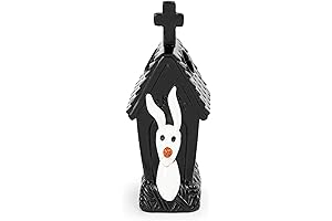 Disney Nightmare Before Christmas Zero Toothbrush Holder | Black and White Resin Stand