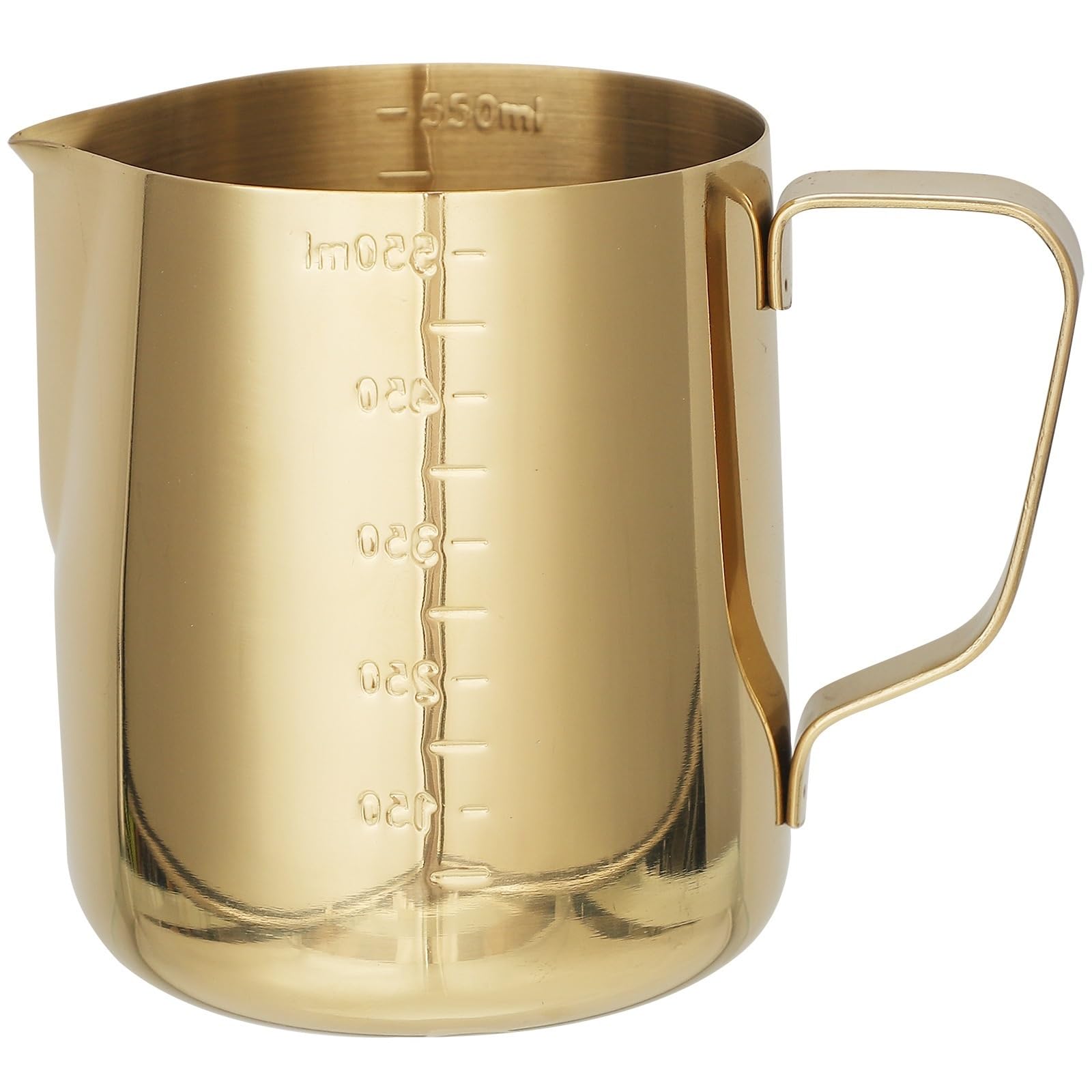Taza de café concentrado, Espumador de leche graduado, tazas de café expreso, máquina de vapor, espuma de acero inoxidable, 2 uds. Para café