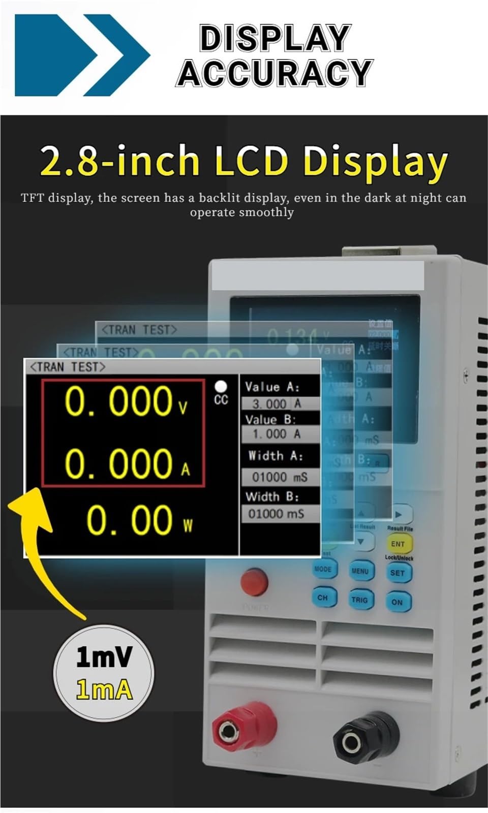 ET5410A Plus DC Elektronische Last Programmierbar 150V 40A 400W Digitaler Last Batterietester RS485 Schnittstelle Software Präzise Frequenz