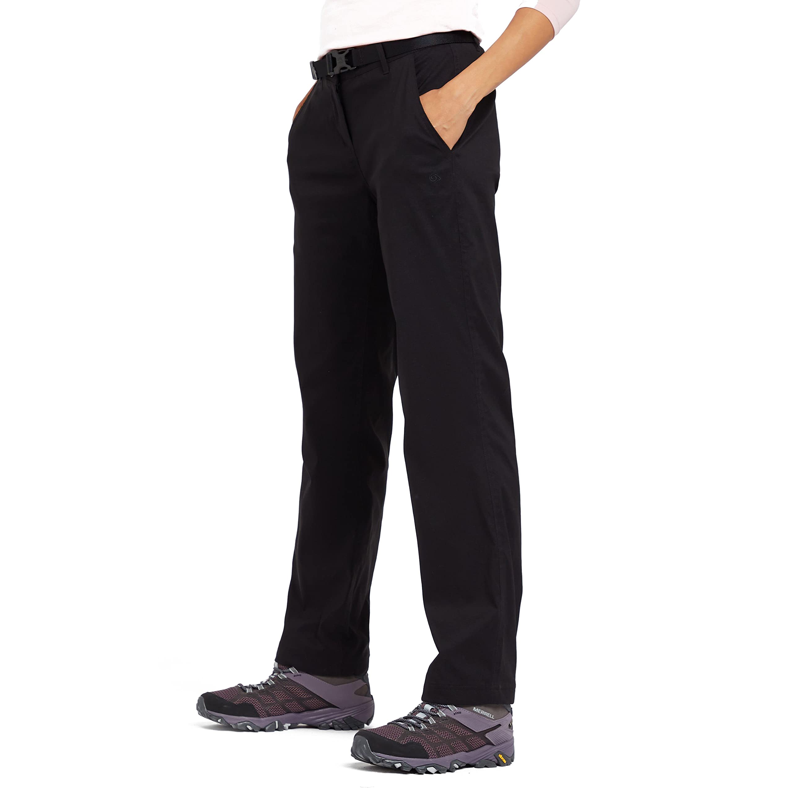 Craghoppers Women's Black Kiwi Pro Eco Trousers, 18