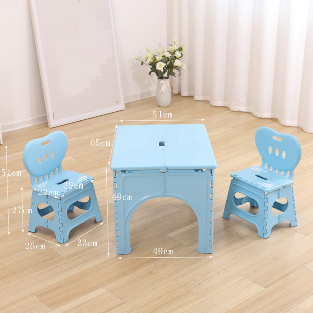 Amazon.co.jp: 子供用のプラスチック製折りたたみテーブルと椅子セット