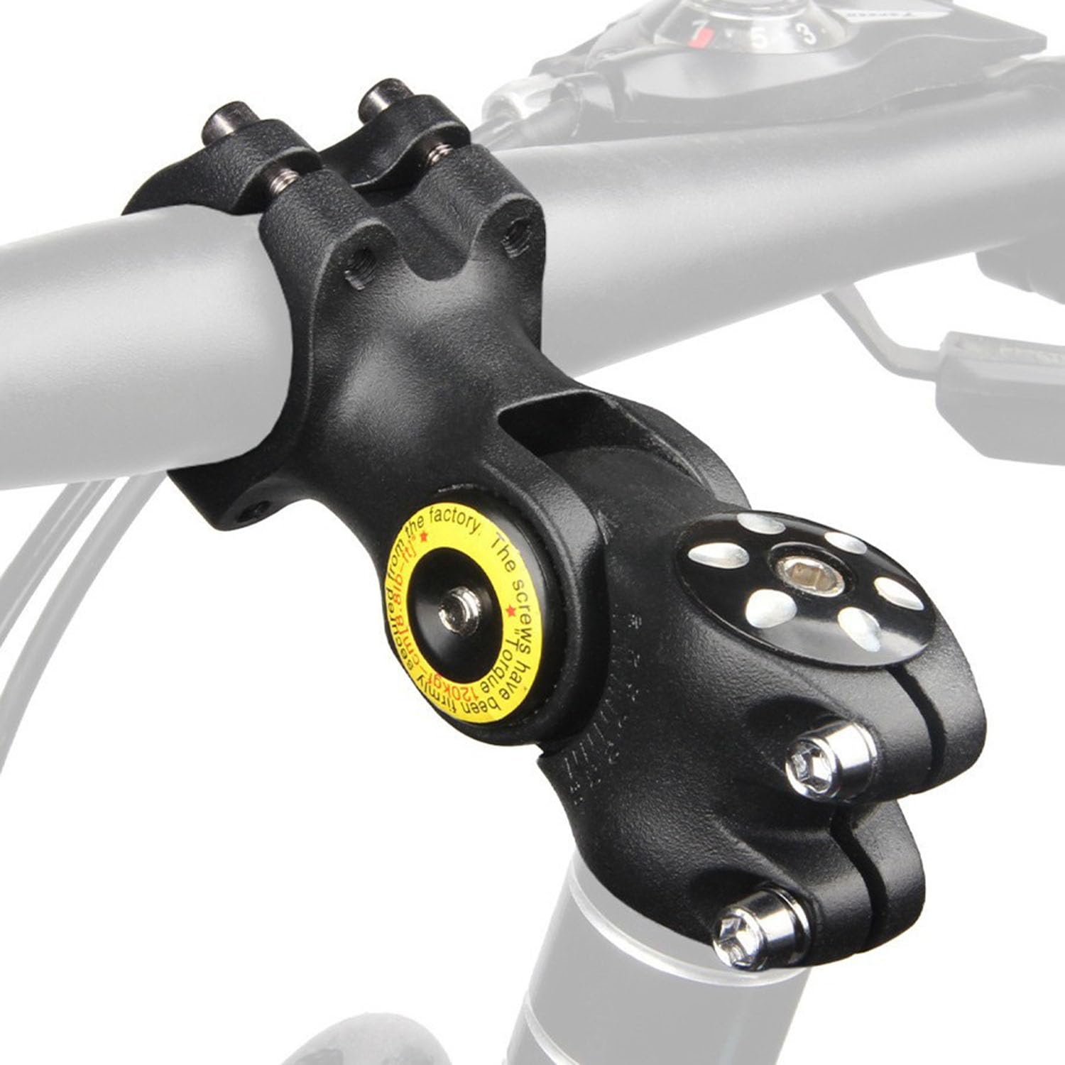 YAZVNTO Adjustable Bicycle Stem for RadRover Aluminium Alloy Bike Stem Riser Multi-Angle Handlebar Stem 31.8mm Handlebar 28.6mm Front Fork