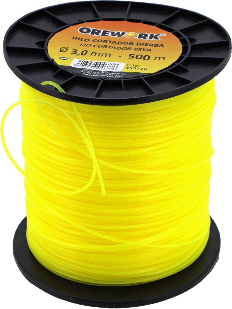 Orework Nylon desbrozadora Redondo 3 mm x 50 m