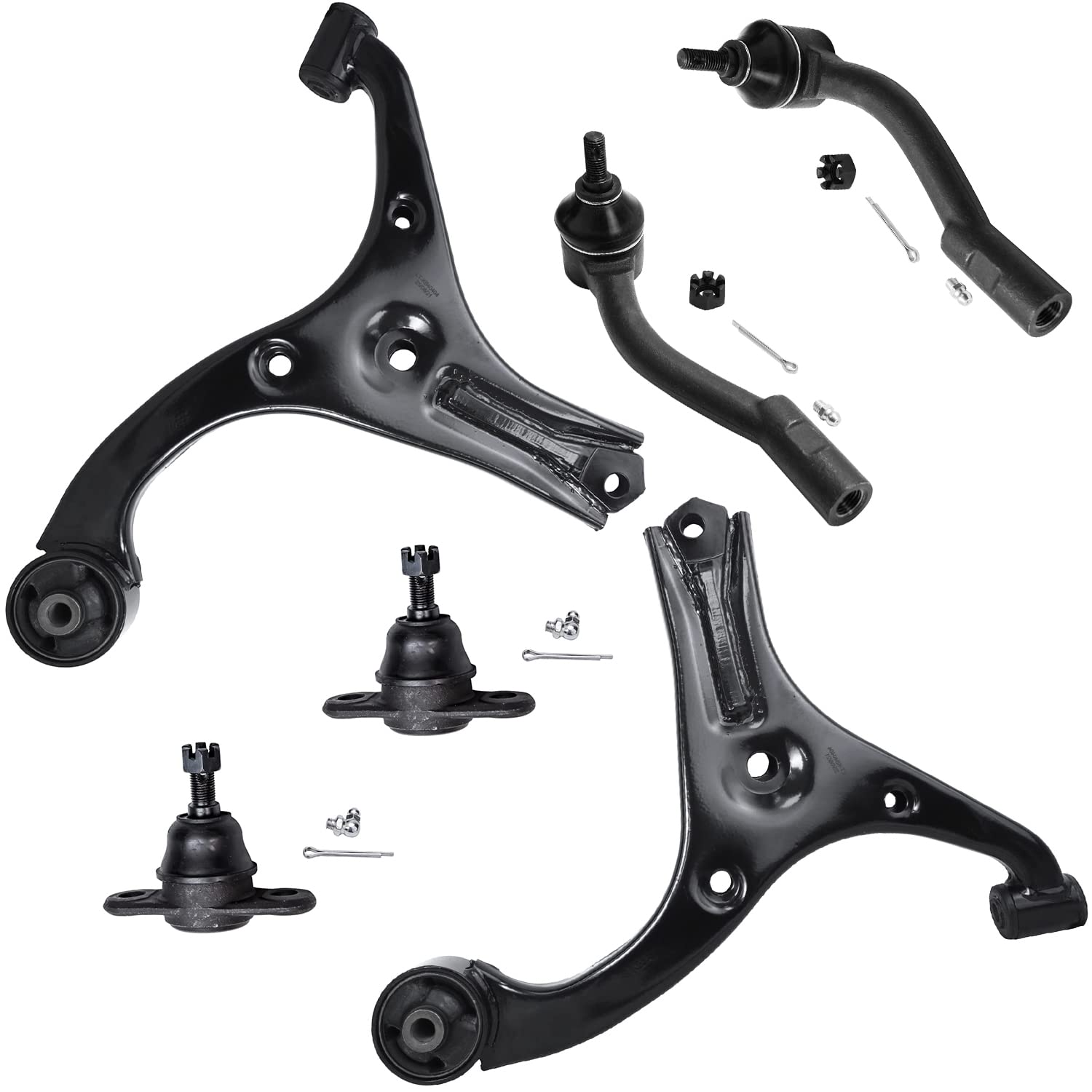 Detroit Axle - 6pc Front End Suspension Kit for 2006-2011 Hyundai Accent, 2