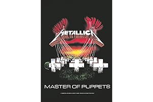 Metallica Master of Puppets Band Woven Poster Tapestry Wall Flag Home Decoration