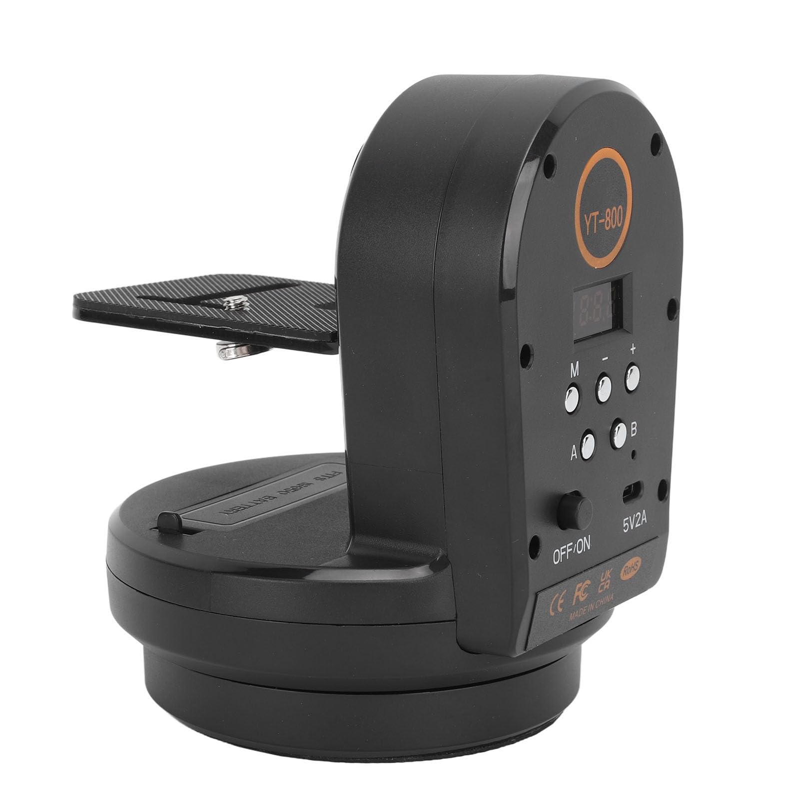 Tête de Trépied Panoramique Rotative, Inclinaison Panoramique sans Fil à 360 Degrés pour la Photographie en Extérieur, Vlogging pour Caméras d'action