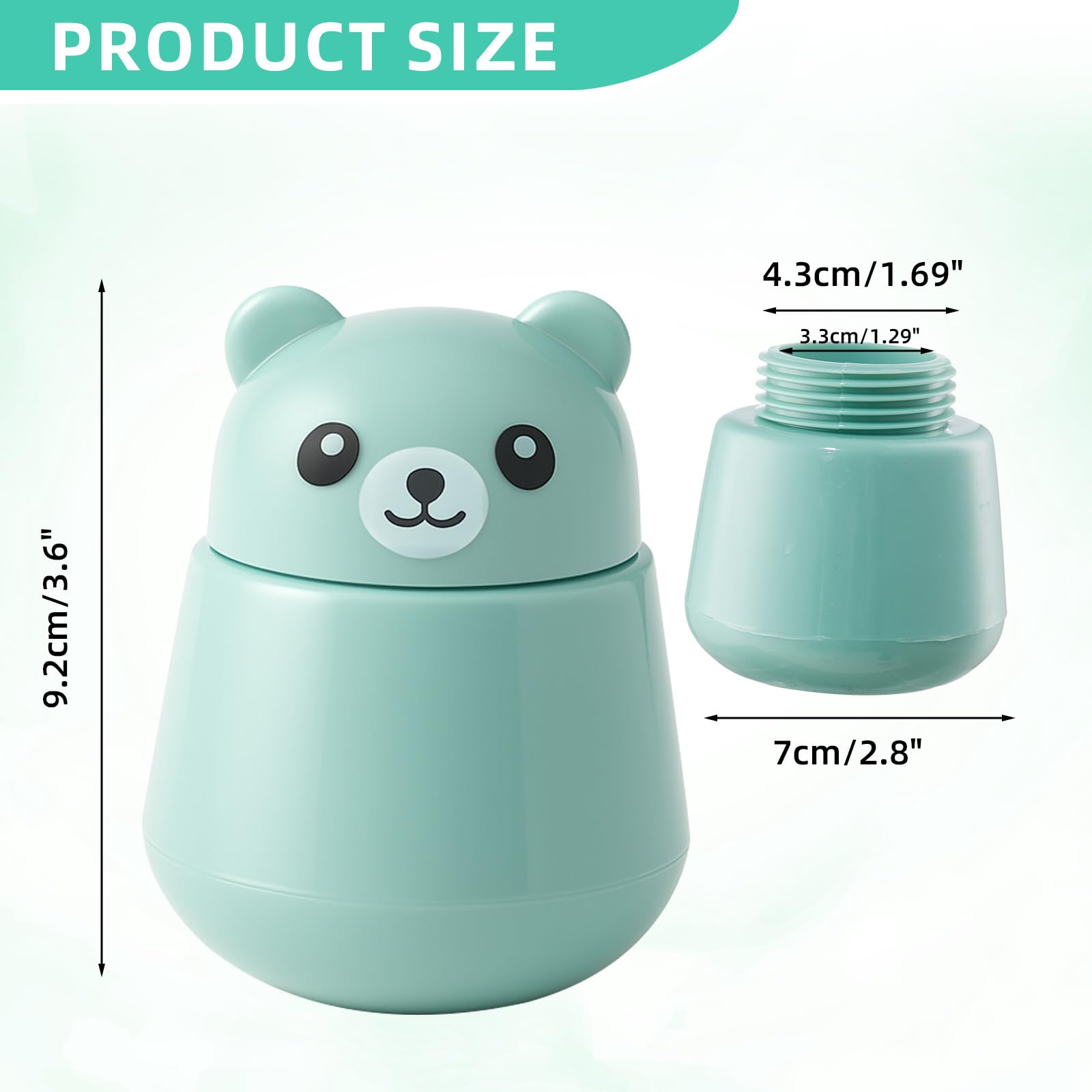 Bear Pill Crusher Vitamins, Tablets Crusher and Grinder BPA-Free ABS, Easy to Grind & Clean, Leakproof Portable Crusher for Pets, Kids and Elders, Green — Amazon image 3