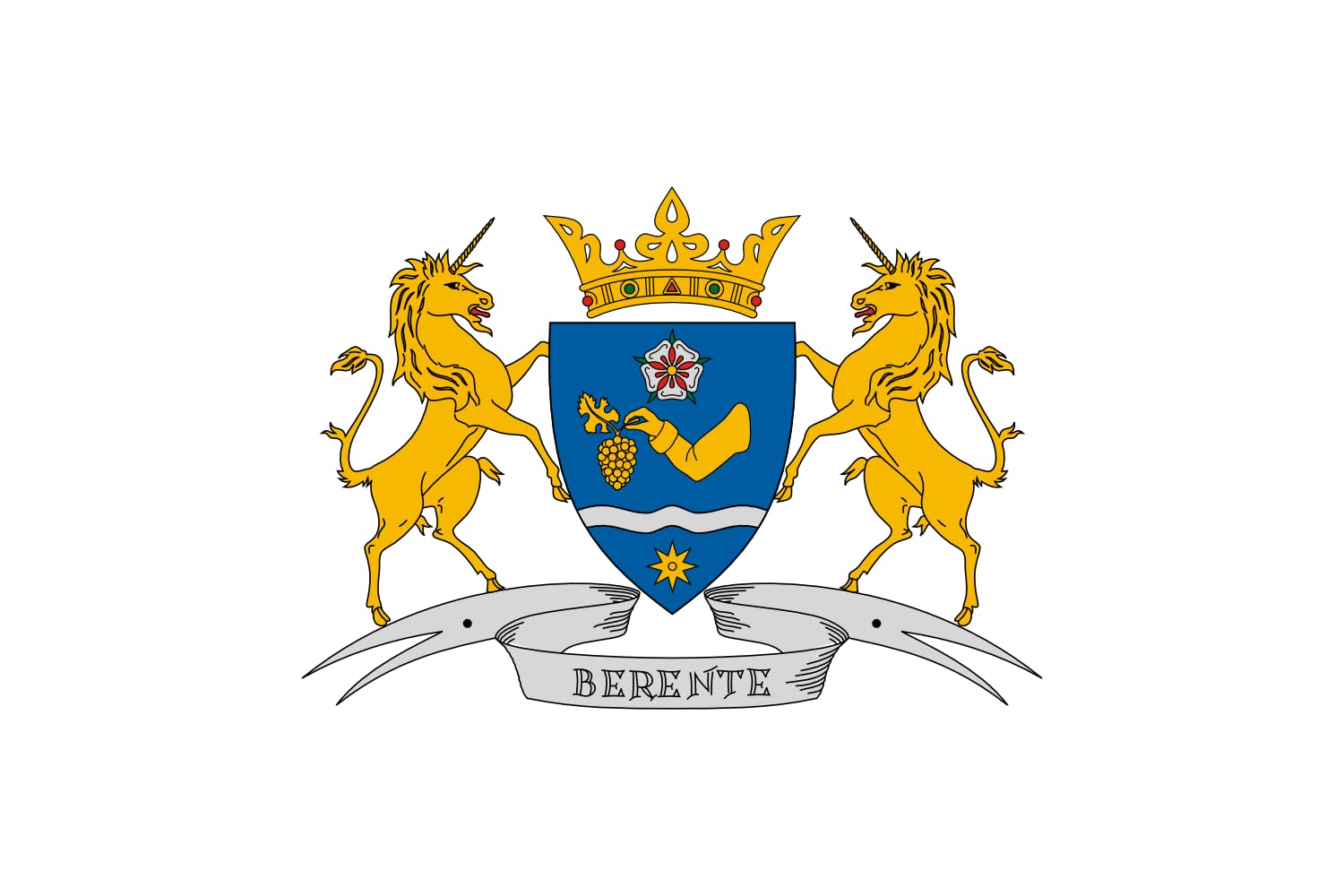 Drapeau Berente large idéal pour mairies et salles de conférence