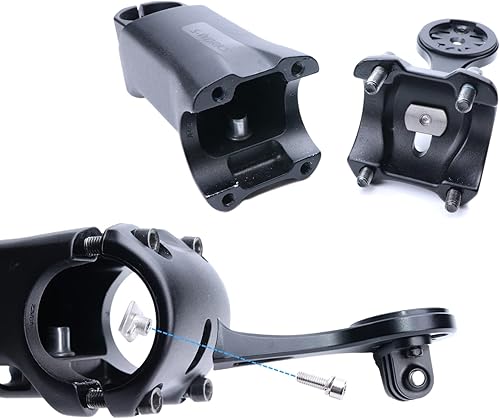 Miniatura 5 de Soporte de montaje para computadora de bicicleta compatible con Garmi nGG+Wa hooBry ton para Specialized S-Works VENGE Sl7 Stem con cámaras de
