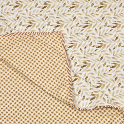 Image of Dohar Double Bed Cotton | AC Blanket Summer| Soft Light Weight, Quilt, Duvet King Size 84 inchx96 inch -Brown Pack of 1