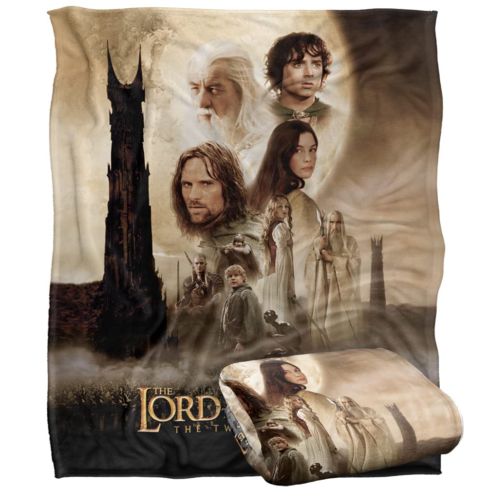 Plaid Lord of The Rings Two Towers idée cadeau idéale pour fan de cinéma