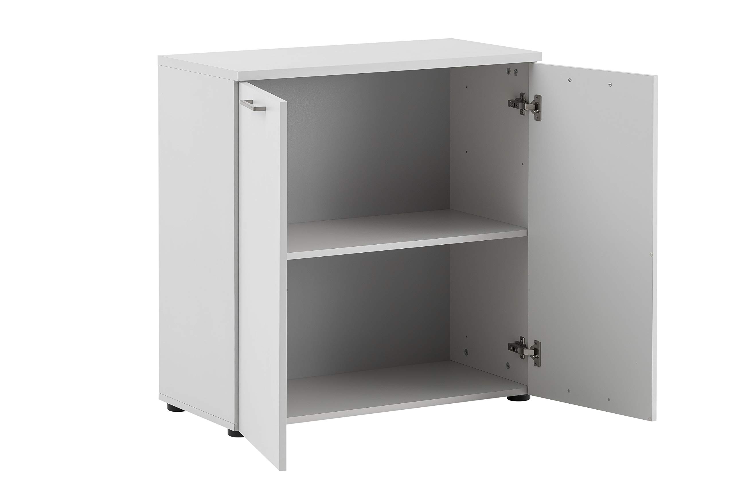 Möbelpartner Aktenschrank Denver, 145822, Lichtgrau, ca. 80,2 x 41 x 84 cm