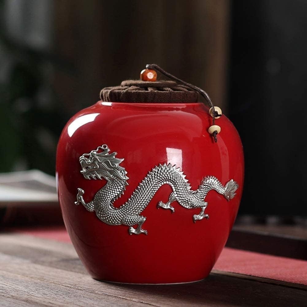 Vase Desktop Porcelain Vases Ginger Jar Home Table Ceramic Chinese Centerpieces Decorative B H14xw13cm Rustic Decor(J)