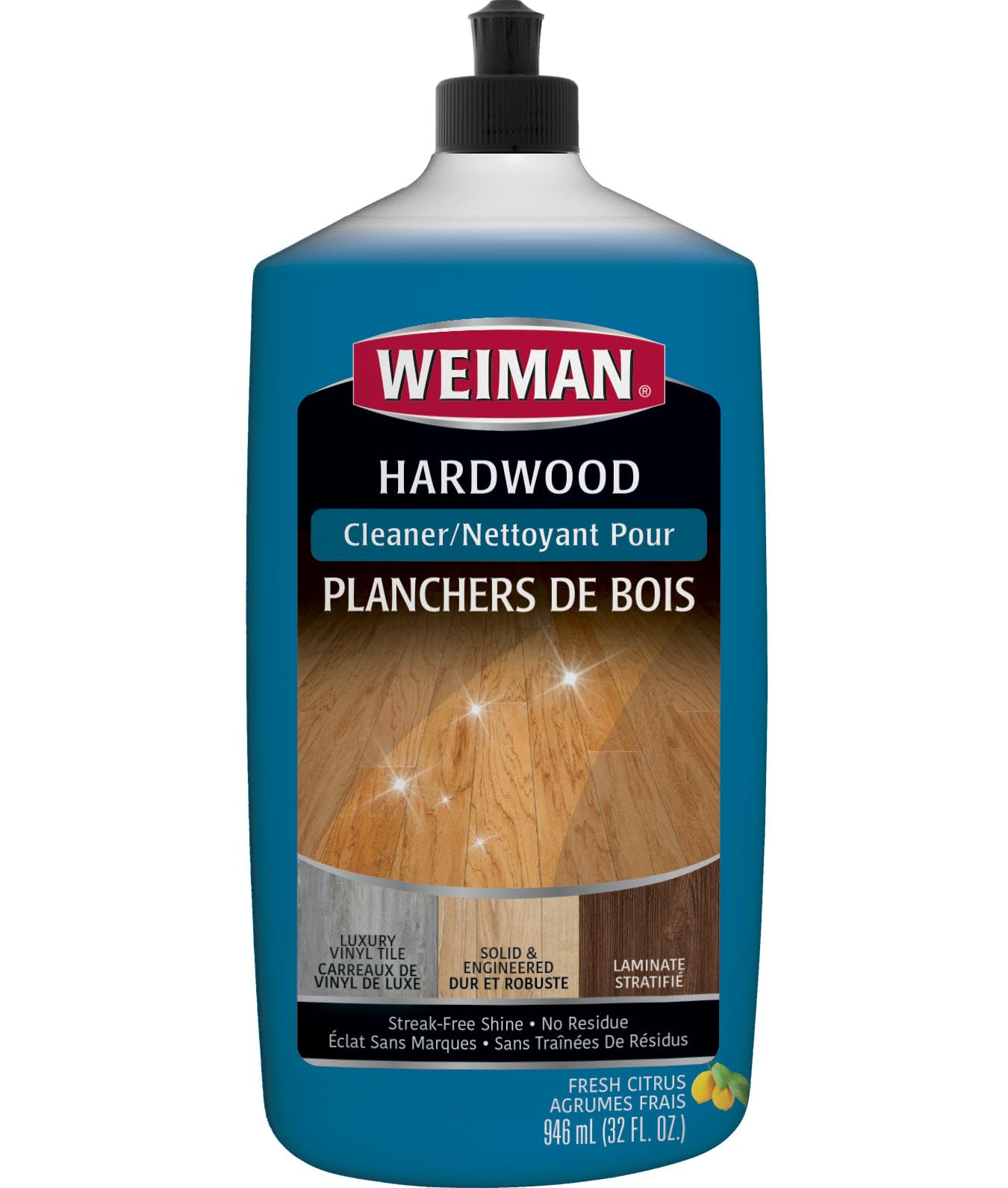 Weiman Hardwood Floor Cleaner - Professional Quality, Streak-Free ...