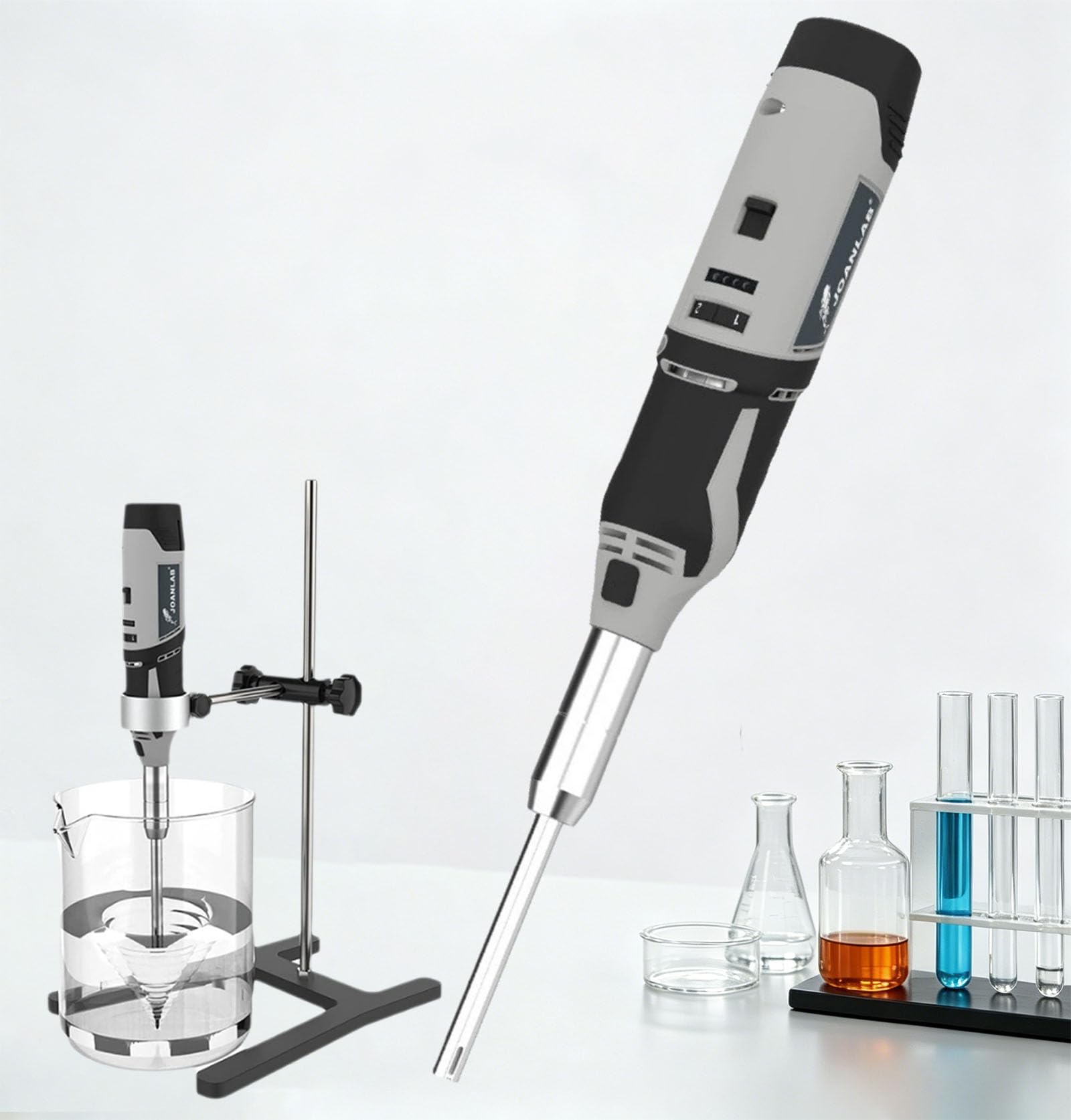 FXNFXLA High-Speed Lab Handheld Homogenizer, Portable Sonicator Processor Cell Disruptor Mixer, Handheld Homogenizer Emulsifier, for Cell Homogenization, Mixing Charge Rechargeable version