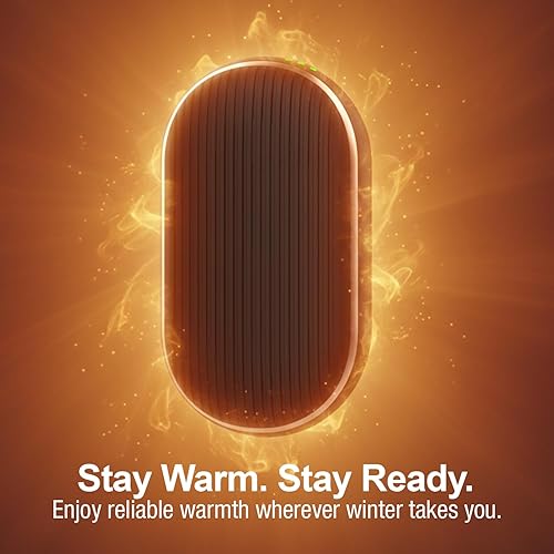 Miniatura 8 de Handy Heater Hand Warmers Ultra - Rechargeable & Cordless with 3 Heat Settings - Portable, Battery Powered, Lightweight - Up To 7 Hours of Run Time
