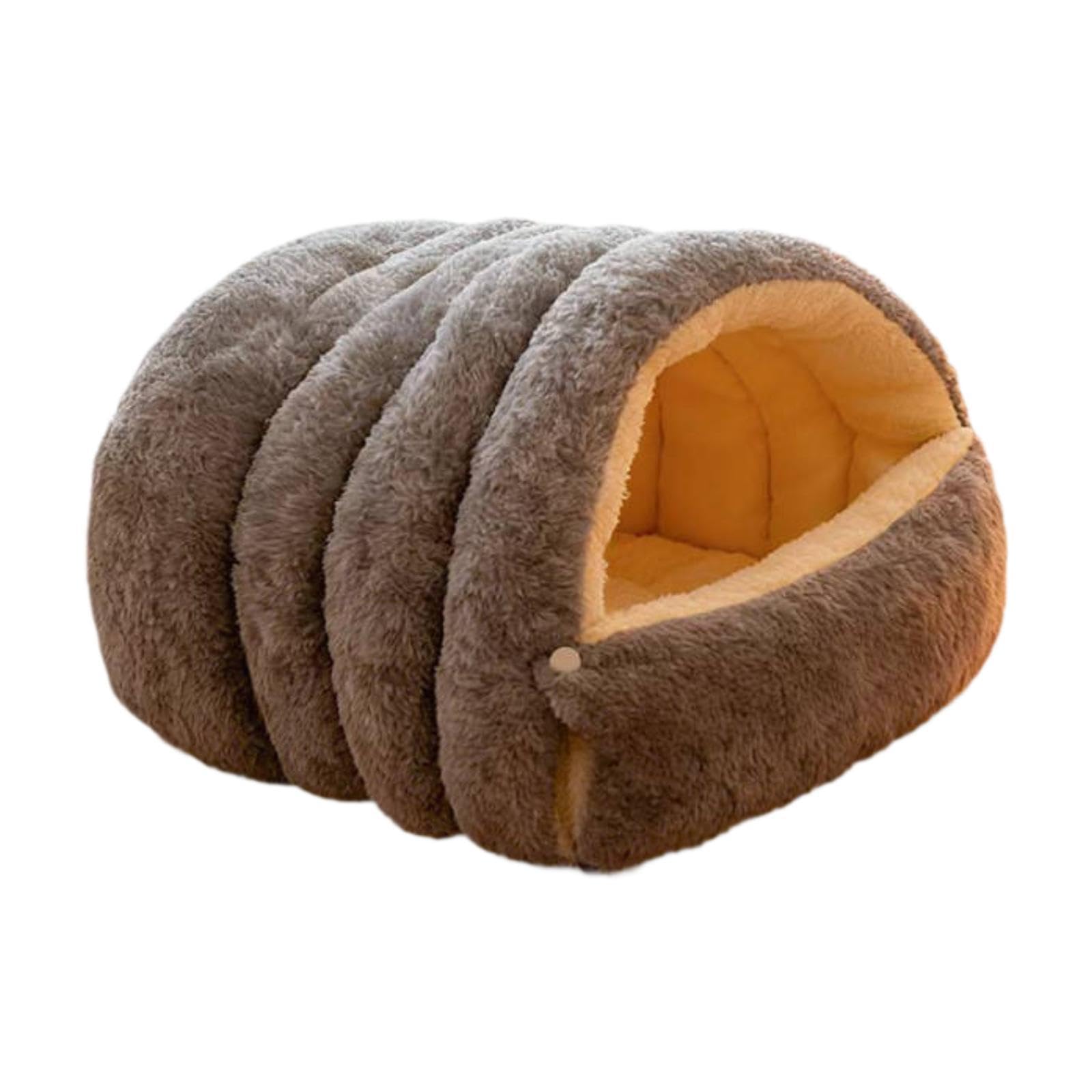 Cama Cueva para Gatos, Lavable, para Mascotas, Cómoda, para Invierno, para Descansar Y Jugar, L
