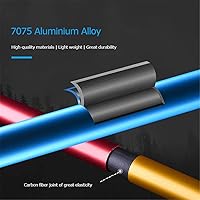 Vista 4 de AONIJIE Folding Ultralight Carbon Fiber Trekking Poles Quick Lock Trekking Hiking Pole Walking Stick