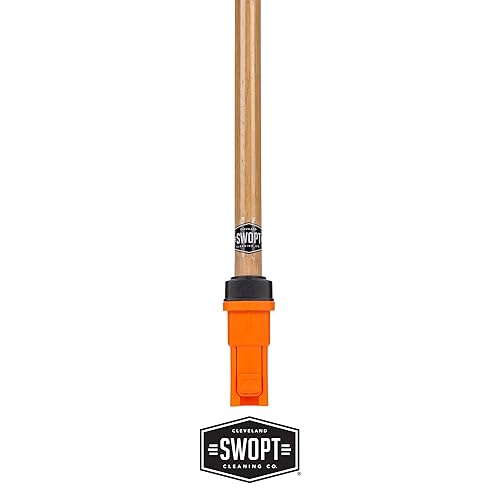 Miniatura 12 de SWOPT Cabezal de escoba en ángulo + cabezal de trapeador de polvo de 12 pulgadas + recogedor de plástico - Kit de limpieza multisuperficie