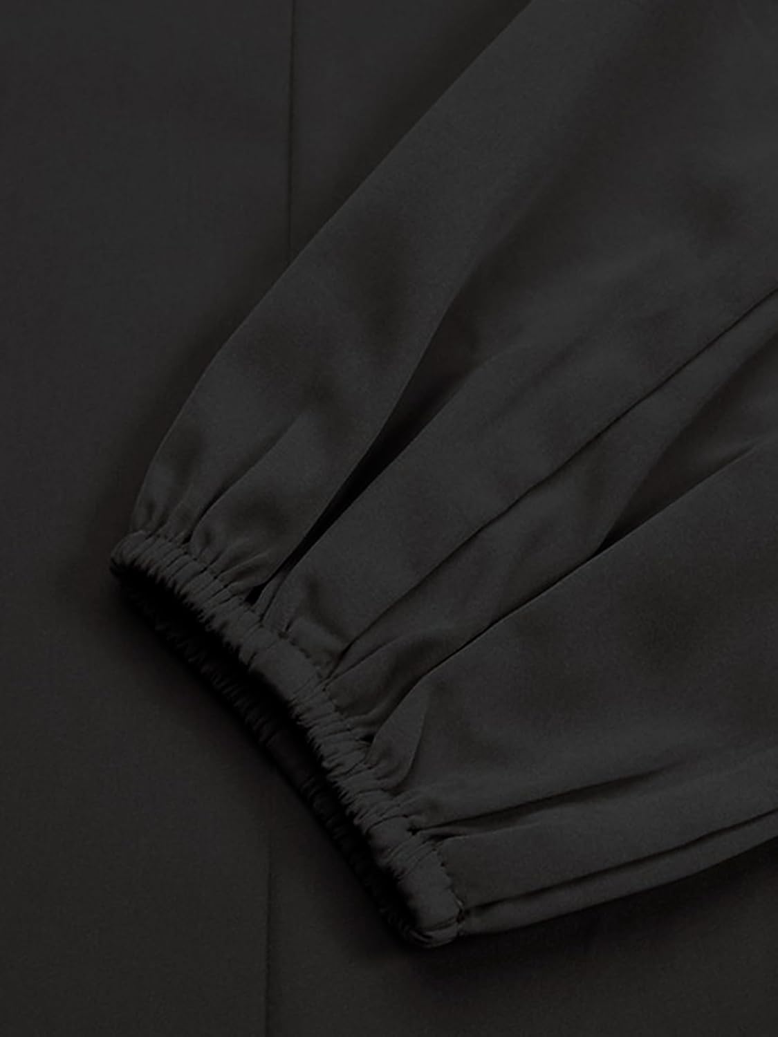 WSPLYSPJY Solid Color Muslim Dress for Women Long Lantern Sleeve Islamic Abaya Duabi Kaftans Robe Prayer Clothes - Image 4