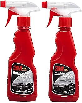 3M Car Dashboard Dresser, Restore Gloss on Dashboard and Other Plastic Parts, Protection from UV Rays & Fading (250ml Each, Pack of 2)