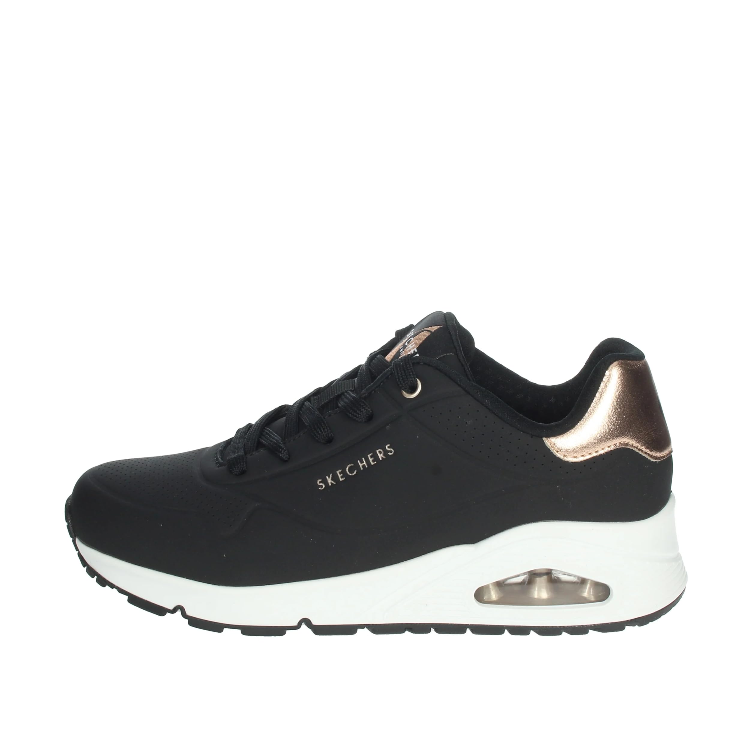 Skechers Uno41-Golden Air, Zapatillas Deportivas Mujer, Negro, 38.5 EU