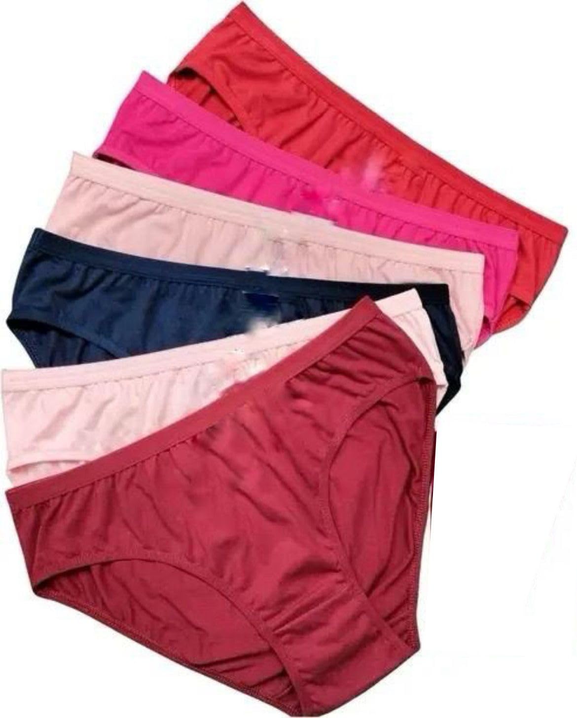 Women Hipsters Panties Super Soft Hipster Ladies Plain Bright Panty/Innerwear Soft Panties Underwear Combo Pack (Colour May Very)-image-3
