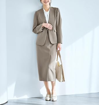 ROPE' PICNIC ロペピクニック 2-Way Stretch No-Collar Jacket Women's Jacket