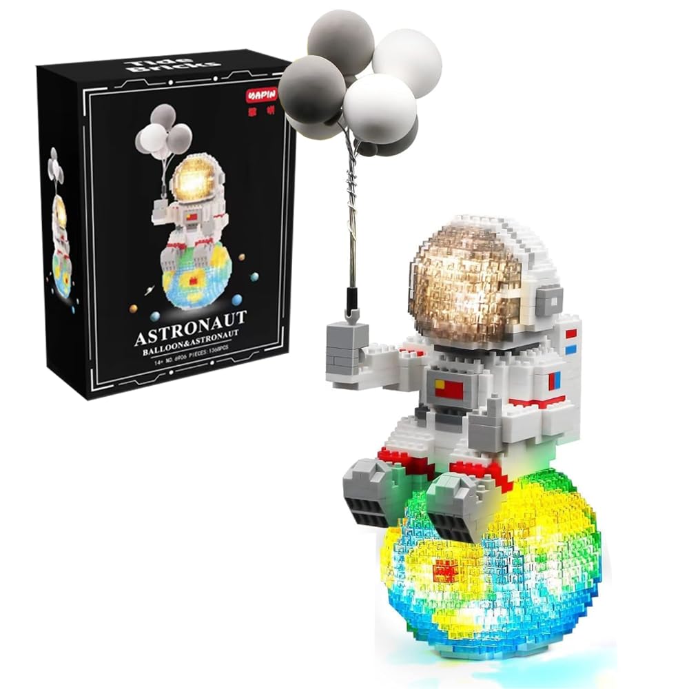 Astronaut Mini Bricks Miniature Building Set