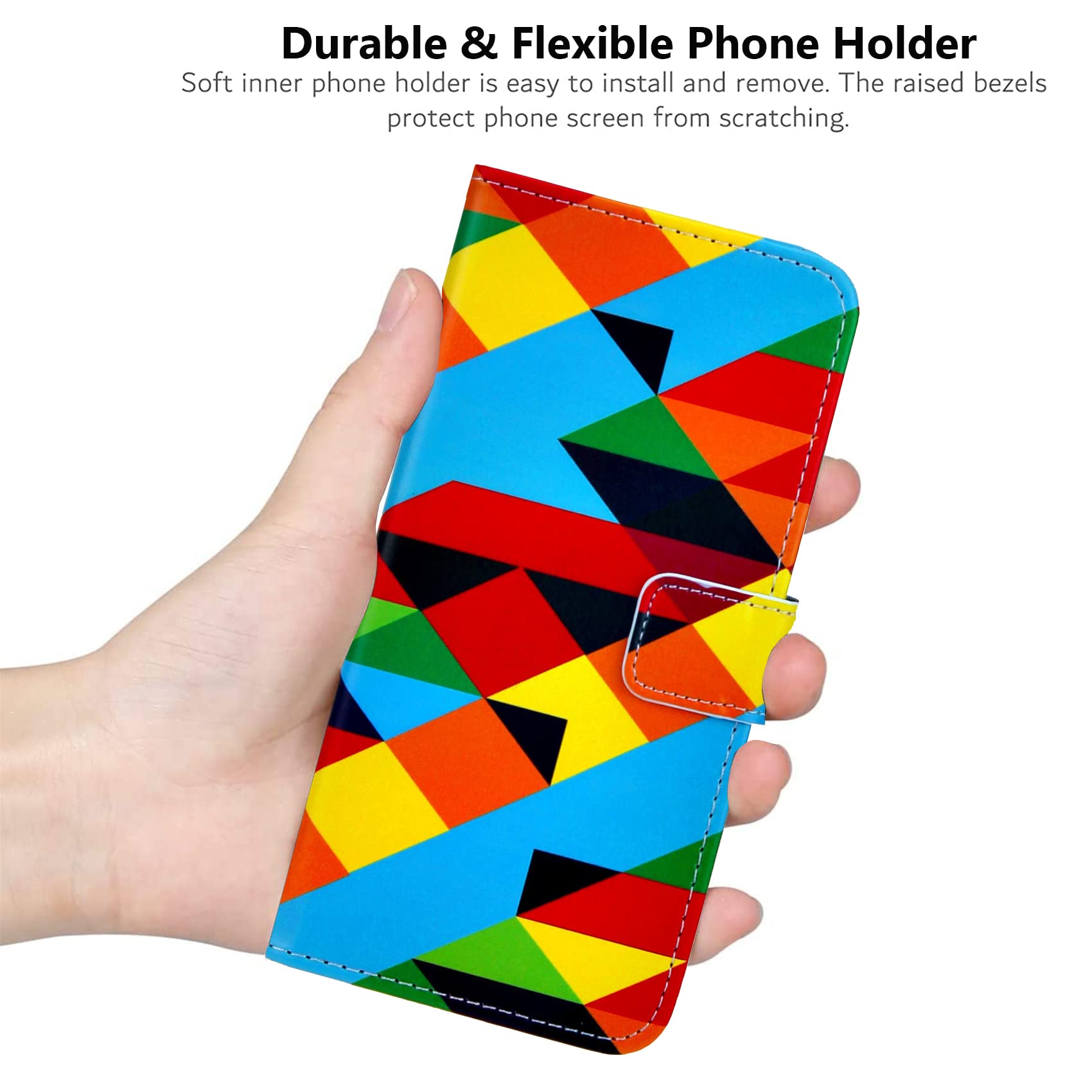 Case Pieghevole Smartphone Custodia Portafoglio Per OPPO Find N2 Flip - Pelle PU Con Cinturino Viola Custodia Portafoglio Oppo Find N2 Flip - Foto 7