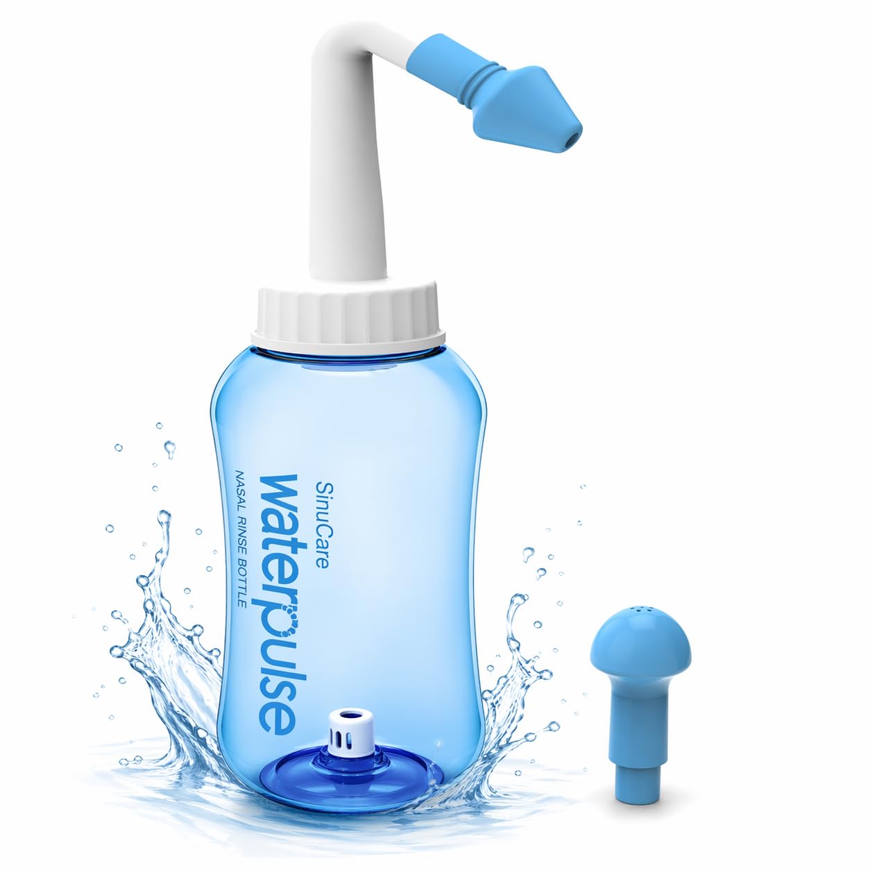 ANKZWEE Neti Pot Sinus Rinse Bottle Nasal Wash Bottle Nose Wash Cleaner Pressure Rinse Nasal Irrigation for Adult, Kid 300 ML-picture-30
