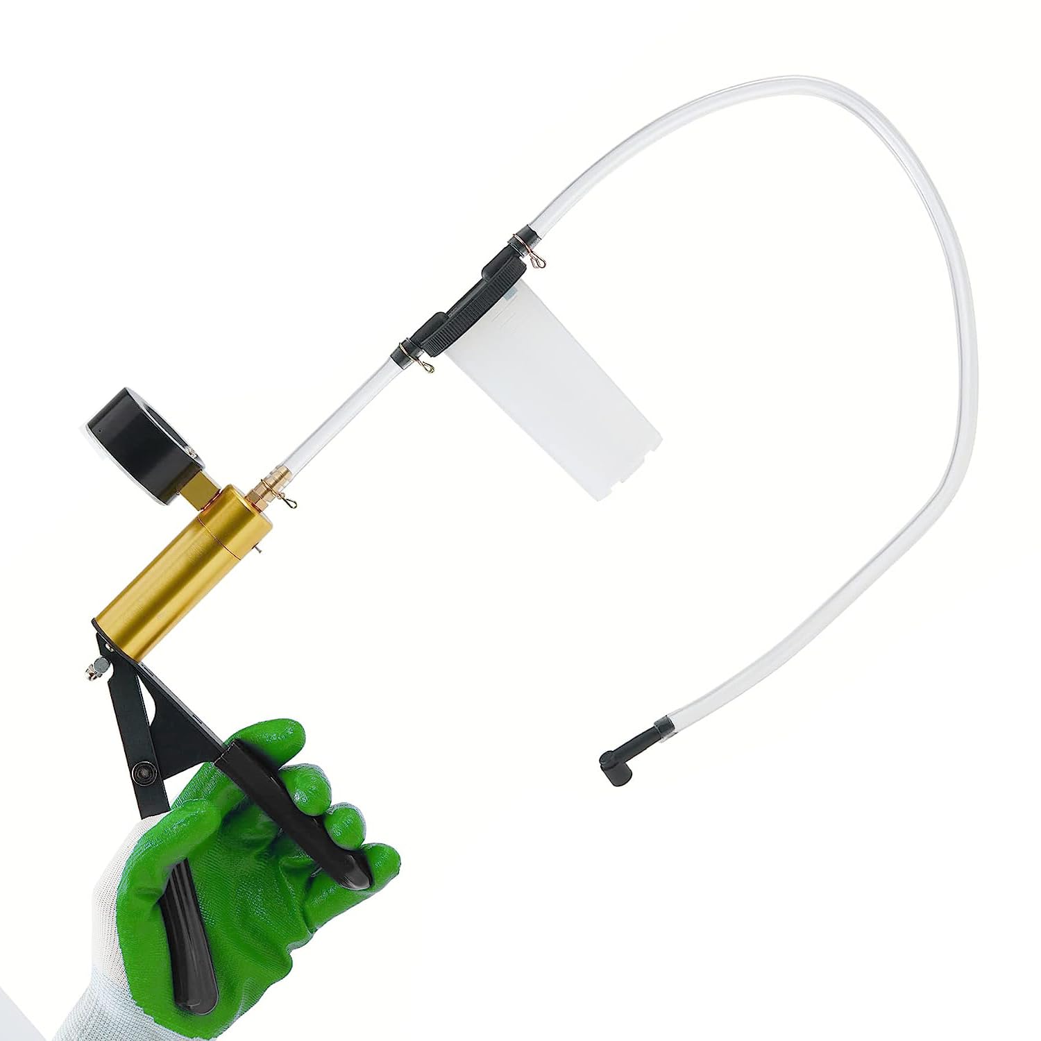 Bomba para liquido de frenos. Vacuometro, sangrador de frenos y comprobador de vacio PURGADOR DE FRENOS por bomba de vacio manual