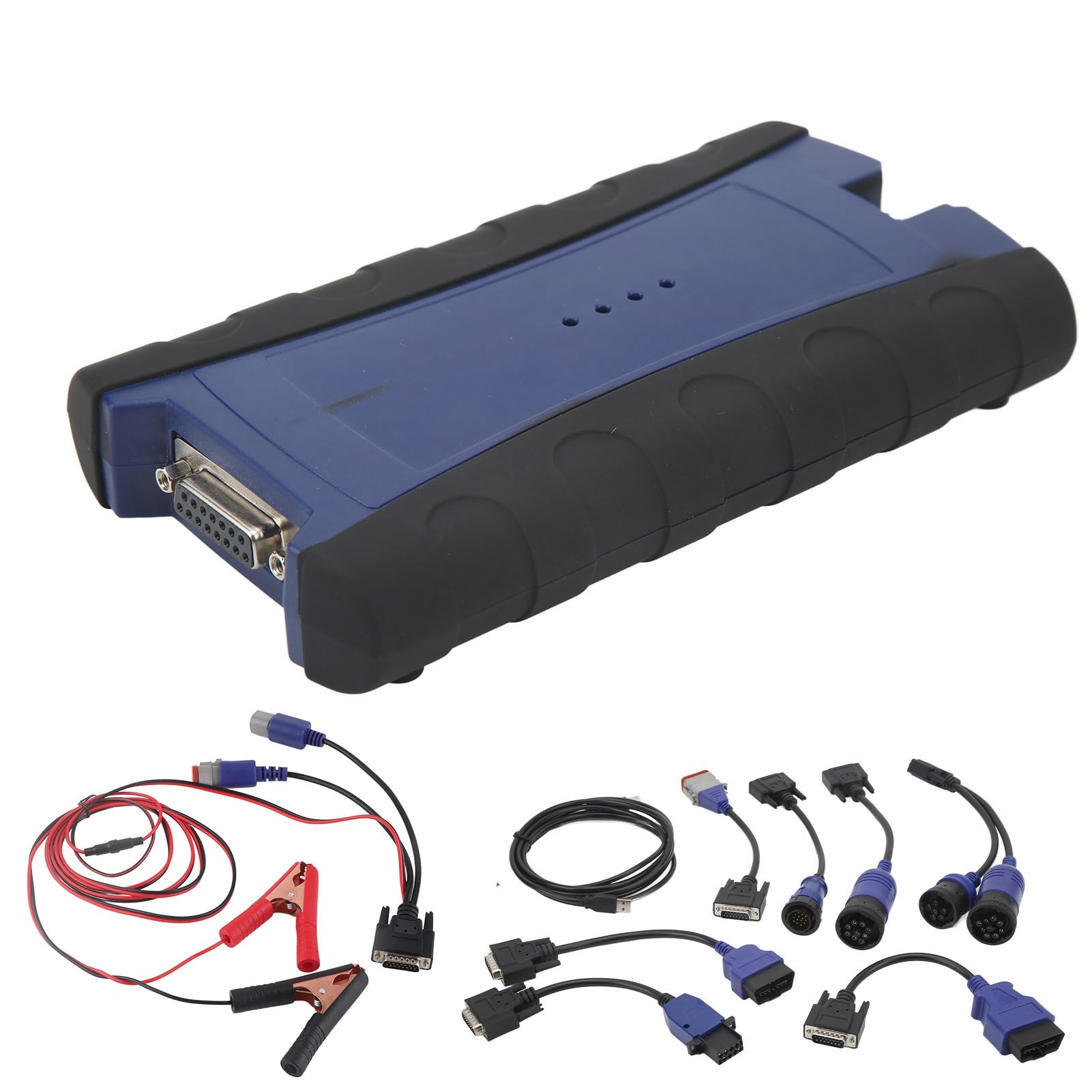 Herramienta de Diagnóstico de Camiones, Lector de Código de Error OBD con Conexión USB para Camiones Pesados Ligeros y Equipos de Construcción