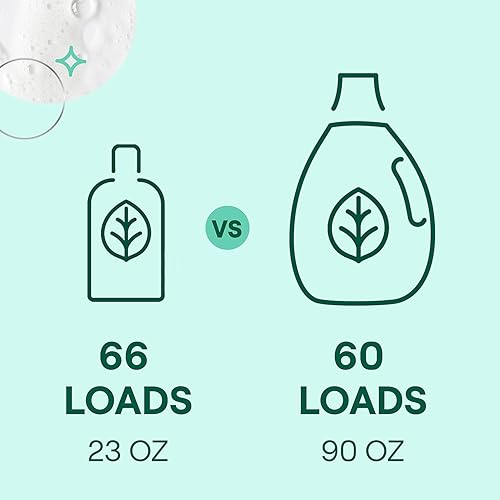 Miniatura 2 de Seventh Generation, EasyDose - Detergente de lavado ultra concentrado, aroma a lavanda fresca, 23 onzas (paquete de 3)