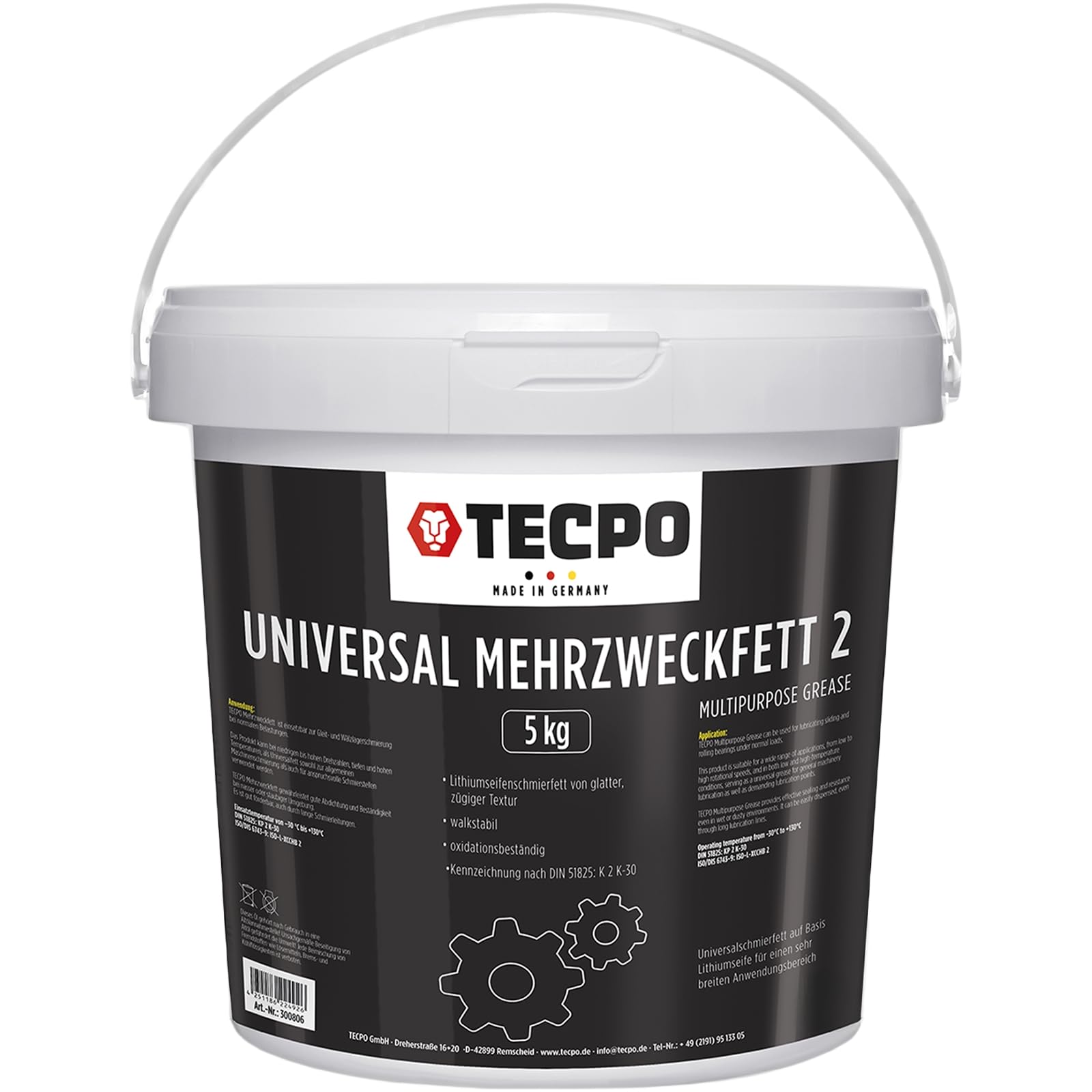 Liqui Moly - Meguin Mehrzweckfett L2 - Für Wälz- Und Gleitlager - - Zent, 3,32