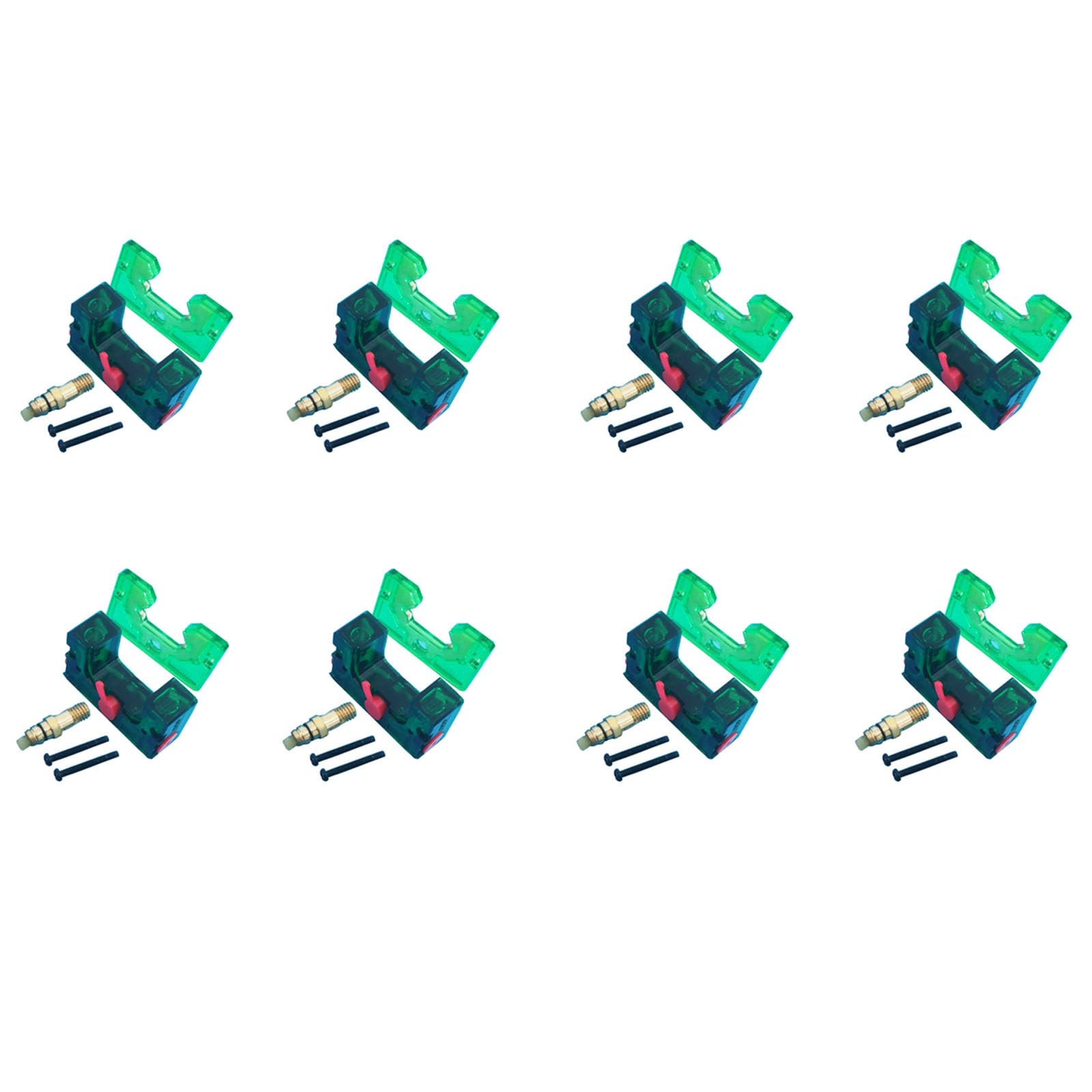 Coavoo E2 Oil Box Self-Lubricating Slider 8pcs E2 Oil Box Assembly Accessories for EGH25CA / EGW25CC Linear Slider Block HIWIN Size Slider, Clean and Environmentally Friendly.