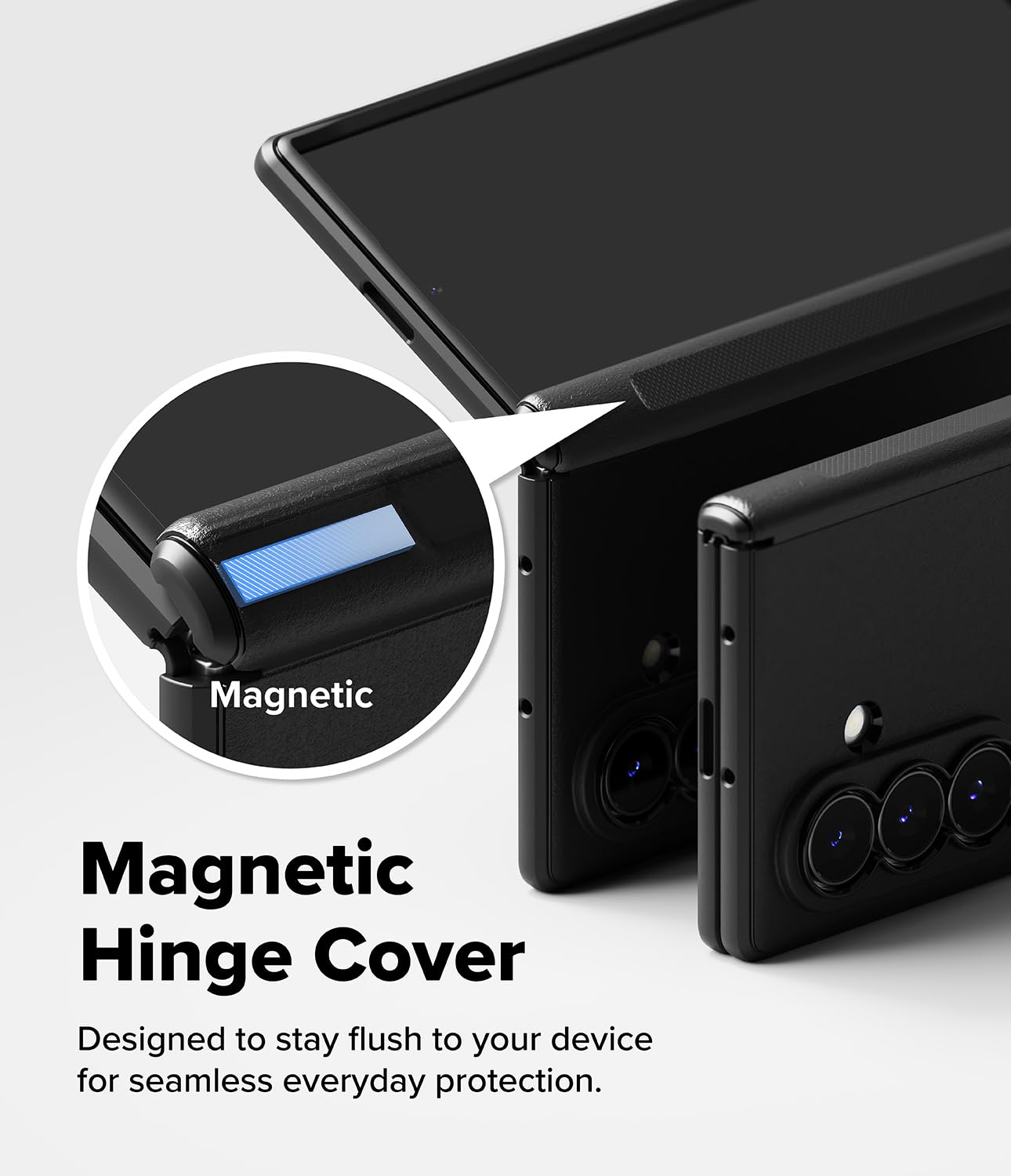 Ringke para Funda Samsung Galaxy Z Fold 8 Ultra [Onyx Flap Black]