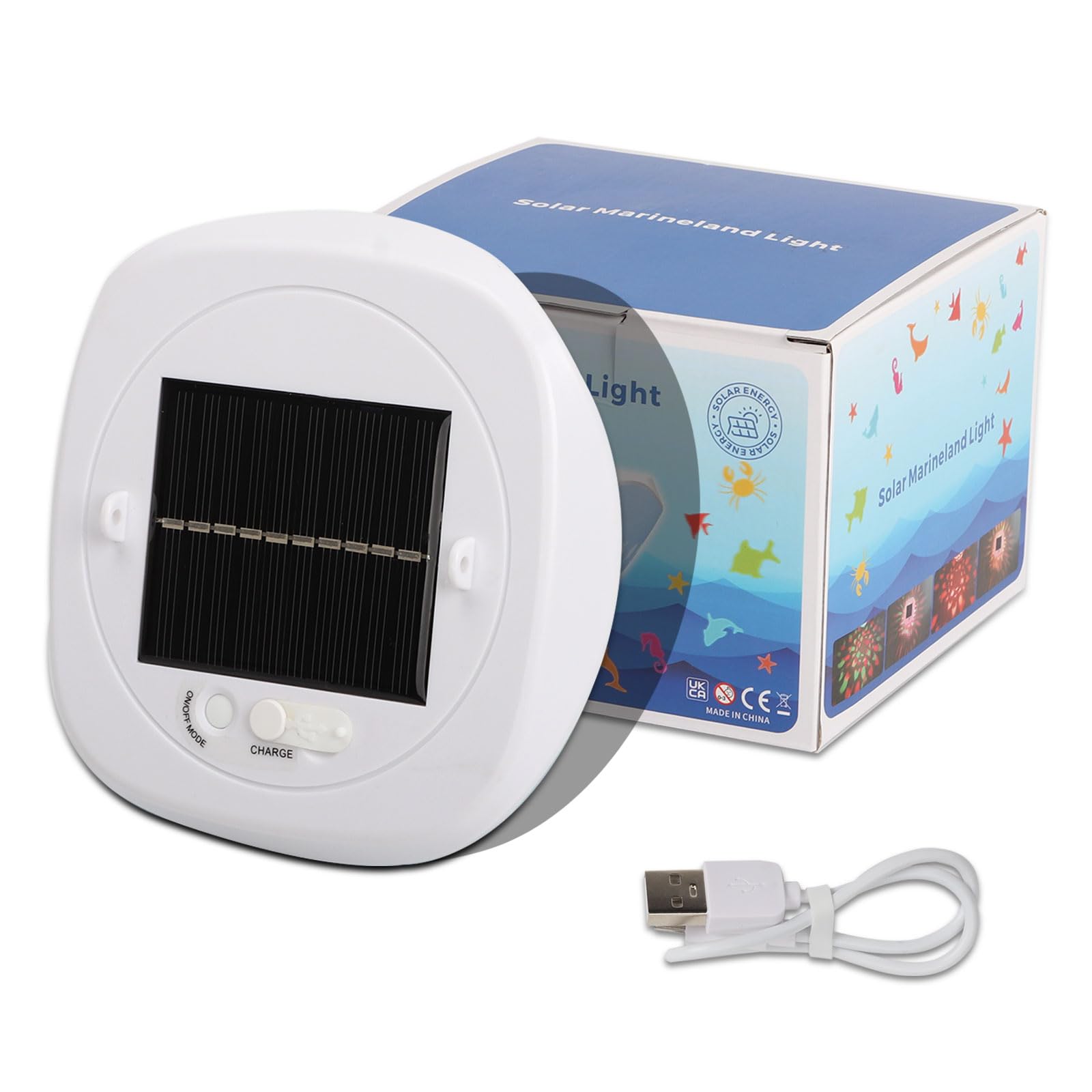 Longzhuo Solar Floating Pool Lights, RGB Colour Changing Disco Light with 6 Modes, IP67 Waterproof Pond Lights