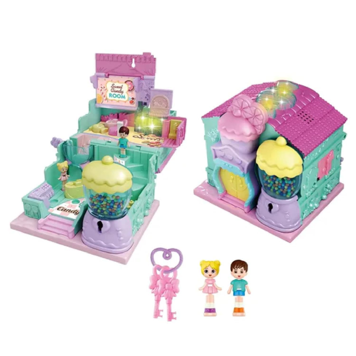 Baybee Candy Dream House Playset for Kids Girls with Gabby Doll & Accessories Set Gift Toy | Roleplay Indoor Toy|Pretend Play Set Toys | Learning Toys with Fun for Kids 3+ Years old