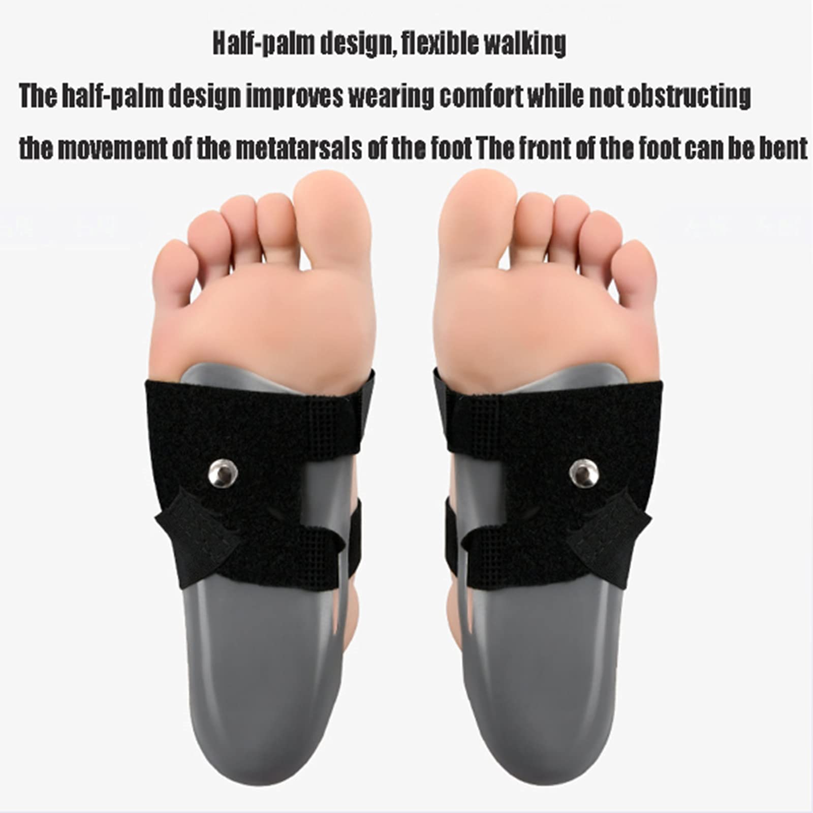 ortesis para el pie, Ortesis for pie caído, soporte for tobillo y for el tratamiento de fascitis plantar, tendinitis aquílea(Left,XL)