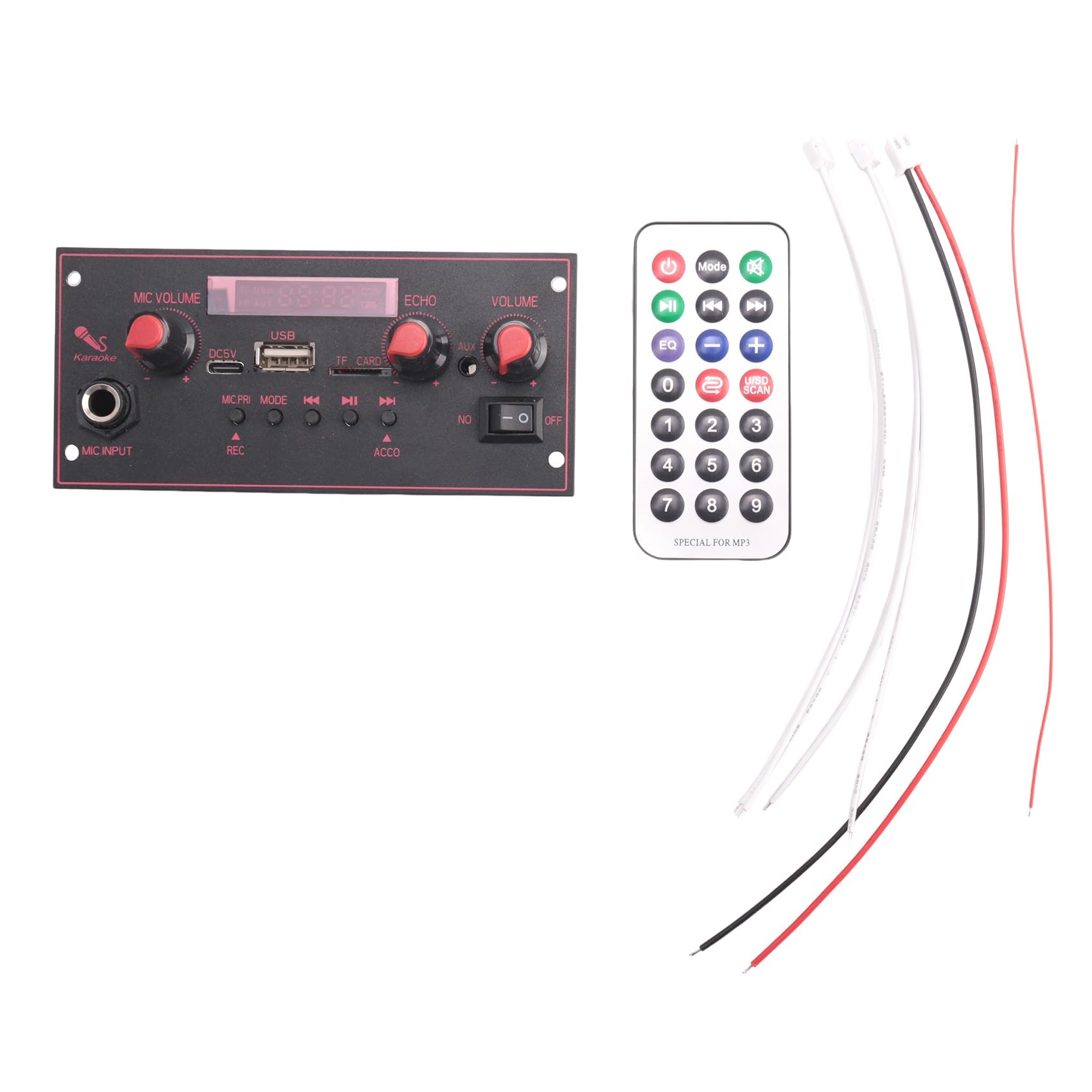 Płytka Wzmacniacza 2 X 10 w Bluetooth Płytka Dekodująca Mp3 Wózek Odtwarzacz Audio Samochodowy Moduł Bluetooth Akcesoria Zamienne B