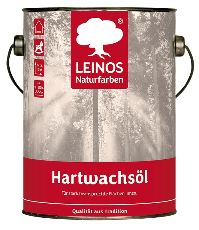 Leinos Olej do twardego wosku 290 200 Neutralizujący surowe drewno 2,5 litra