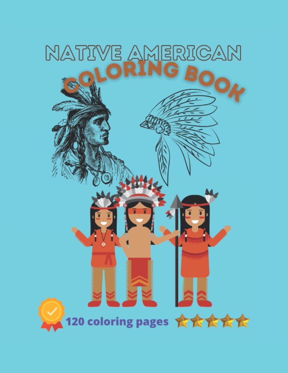 Buy Native American Coloring Book for Adult / Coloring and Activity