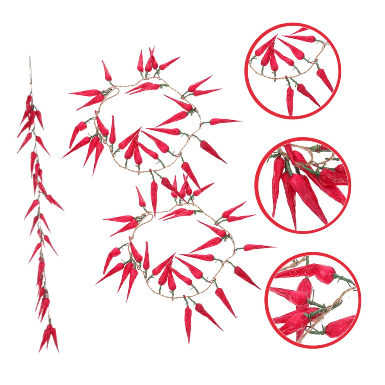 PRETYZOOM 15 Pz Spiedini di verdure simulati decorazione della parete della fattoria peperoncino artificiale pianta Decorazione fotografia verdure finte di simulazione Schiuma rosso
